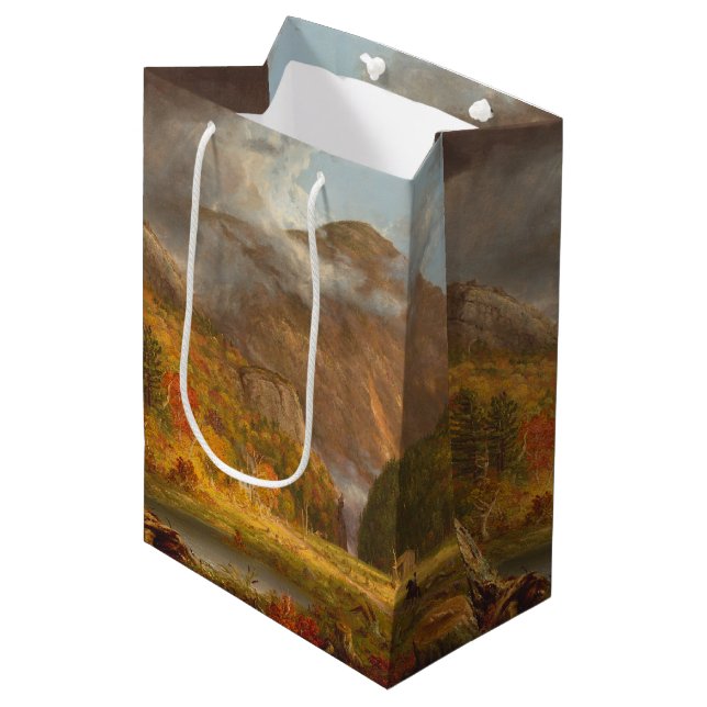 Thomas Cole A View of the Mountain Pass  Medium Gift Bag (Front Angled)