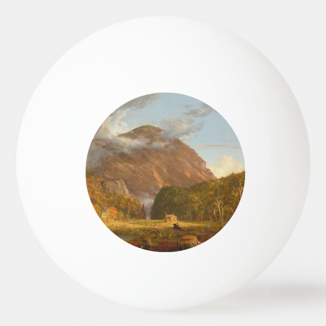 Thomas Cole A View of the Mountain Pass  Ping Pong Ball (Front)