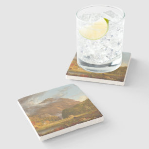 Thomas Cole A View of the Mountain Pass Stone Coaster