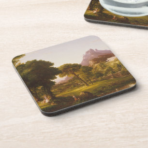 Thomas Cole Dream of Arcadia Coaster