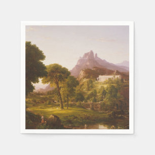 Thomas Cole Dream of Arcadia Napkin