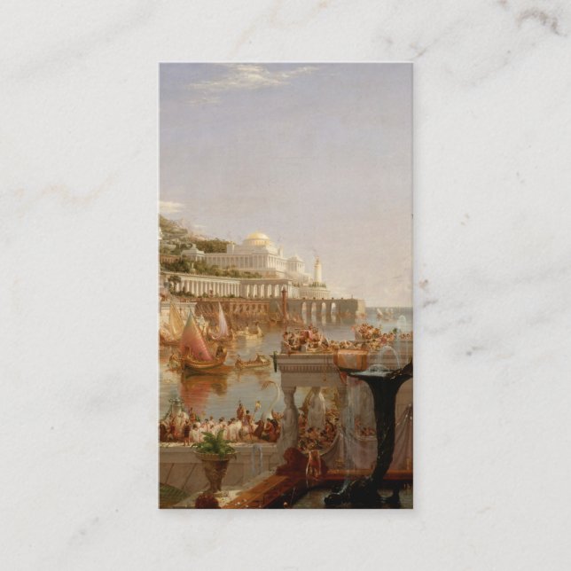 Thomas Cole Perfection The Course of the Empire Business Card (Front)