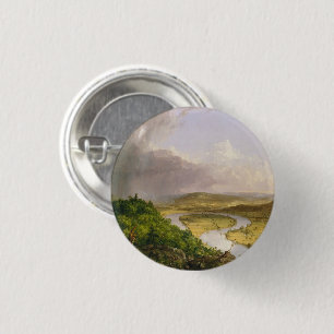 Thomas Cole The Oxbow The Connecticut River  3 Cm Round Badge