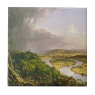 Thomas Cole The Oxbow The Connecticut River  Ceramic Tile