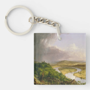 Thomas Cole The Oxbow The Connecticut River Key Ring