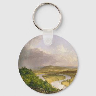 Thomas Cole The Oxbow The Connecticut River  Key Ring