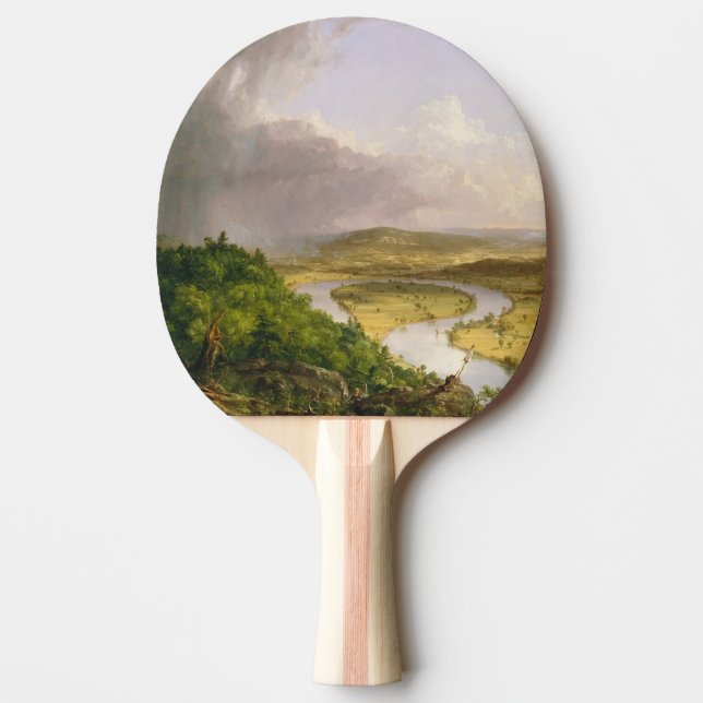 Thomas Cole The Oxbow The Connecticut River  Ping Pong Paddle (Front)