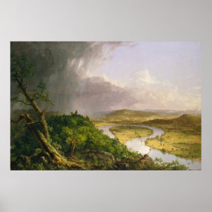 Thomas Cole The Oxbow The Connecticut River Poster