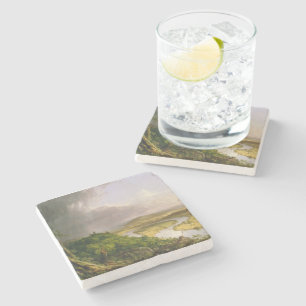 Thomas Cole The Oxbow The Connecticut River Stone Coaster