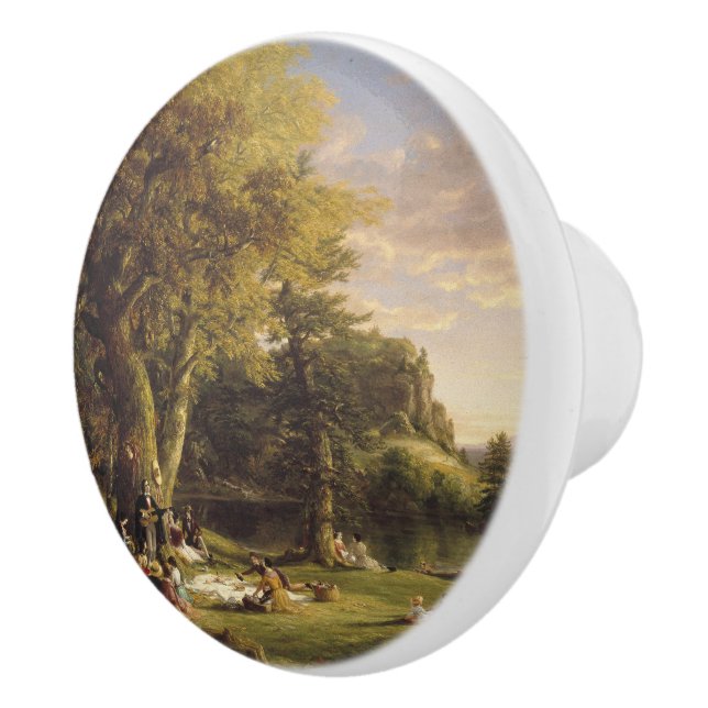 Thomas Cole The Pic-Nic Ceramic Knob (Right)