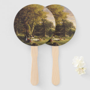 Thomas Cole The Pic-Nic Hand Fan
