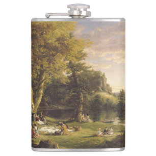Thomas Cole The Pic-Nic Hip Flask