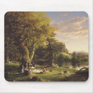Thomas Cole The Pic-Nic Mouse Pad
