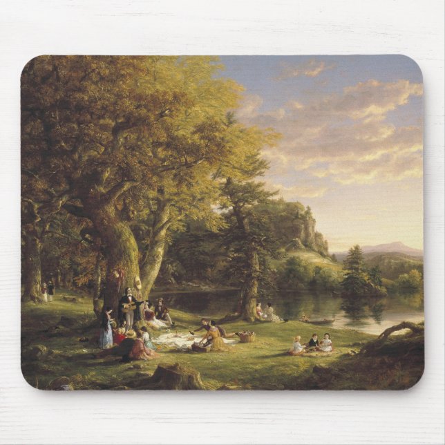 Thomas Cole The Pic-Nic Mouse Pad (Front)