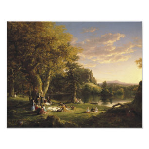 Thomas Cole - The Pic-Nic Photo Print