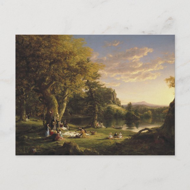Thomas Cole - The Pic-Nic Postcard (Front)