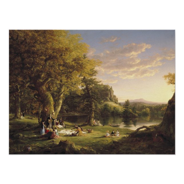 Thomas Cole The Pic-Nic Poster (Front)