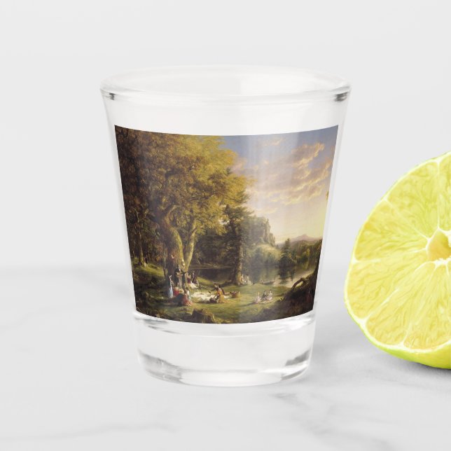 Thomas Cole The Pic-Nic Shot Glass (Front)