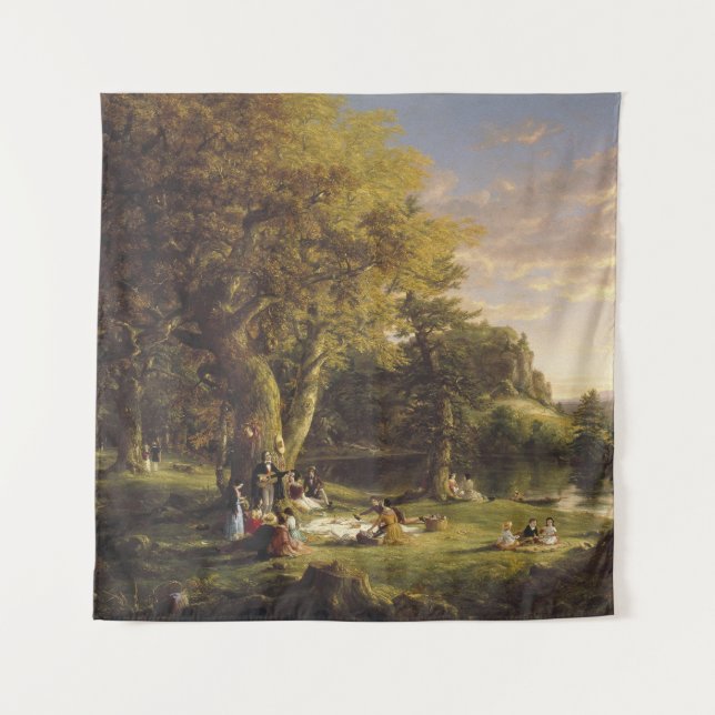 Thomas Cole The Pic-Nic Tapestry (Front)