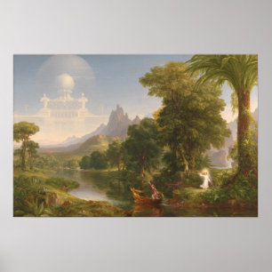 Thomas Cole Voyage of life Youth 1840 Poster