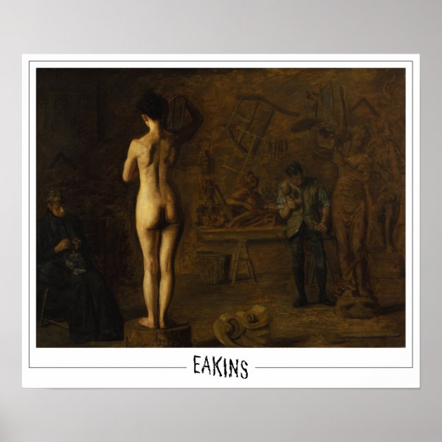 Thomas Eakins Zedign Art Poster #1 (Front)