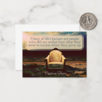 Thomas Edison Inspirational Quote "Failures"