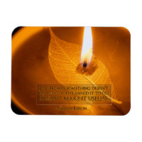 Thomas Edison Inspirational Quote "Use" Flexible