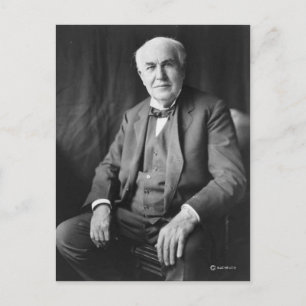 Thomas Edison Postcard