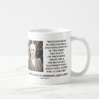 Thomas Edison Restlessness Discontent Progress