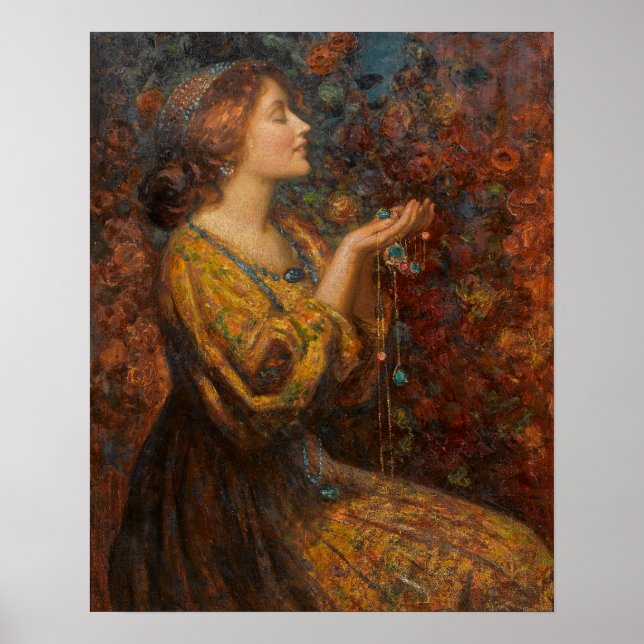 Thomas Edwin Mostyn Jewels Painting Poster (Front)
