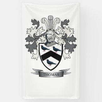 Thomas Family Crest Banner