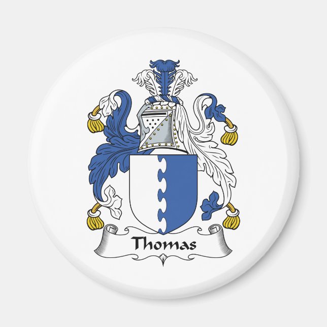 Thomas Family Crest Magnet (Front)