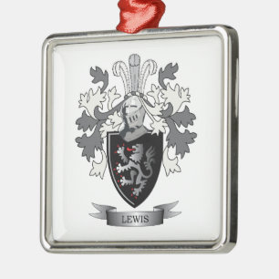 Thomas Family Crest Metal Ornament