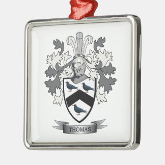 Thomas Family Crest Metal Tree Decoration