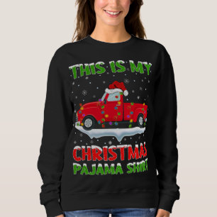 Thomas Family Ugly Christmas Sweater Red Truck Fun