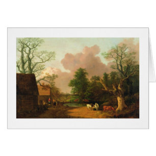 Thomas Gainsborough A Landscape with Figures, Fa