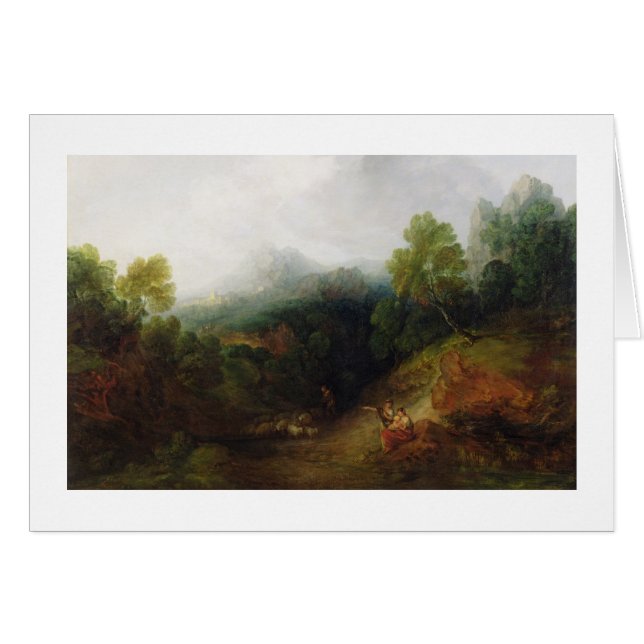 Thomas Gainsborough | A Mountain Valley with Rusti (Front Horizontal)