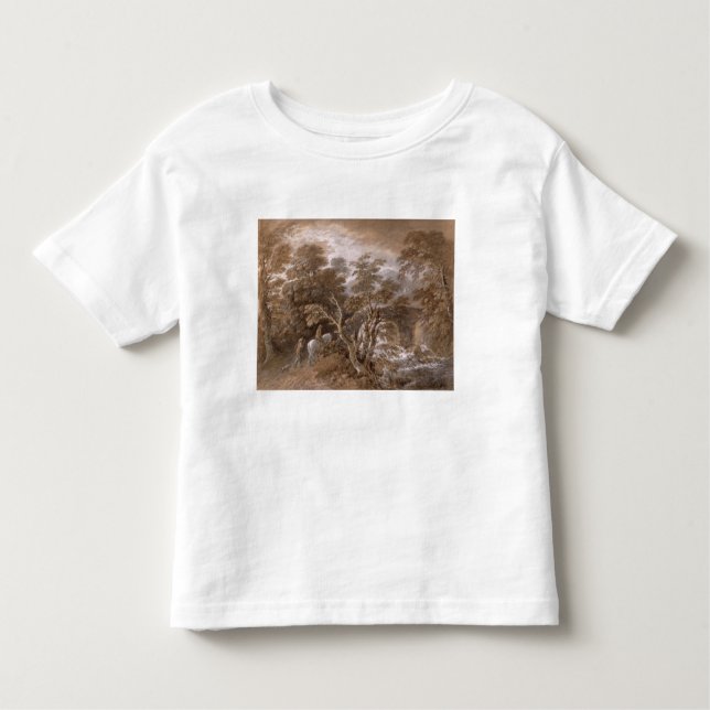 Thomas Gainsborough | A Woodland Pool with Rocks a Toddler T-Shirt (Front)