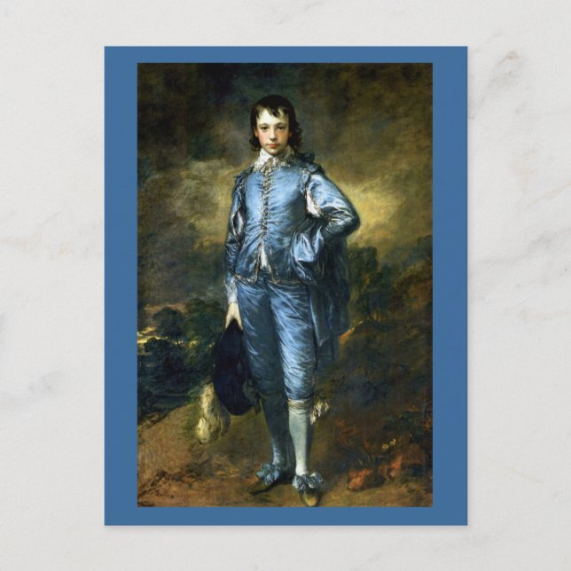 Thomas Gainsborough art: The Blue Boy Postcard (Front)