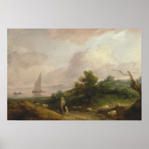 Thomas Gainsborough - Coastal Landscape Poster