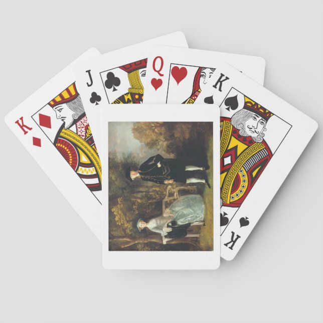 Thomas Gainsborough | Lady Lloyd and her son, Rich Playing Cards (Back)