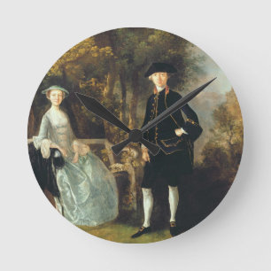 Thomas Gainsborough   Lady Lloyd and her son, Rich Round Clock
