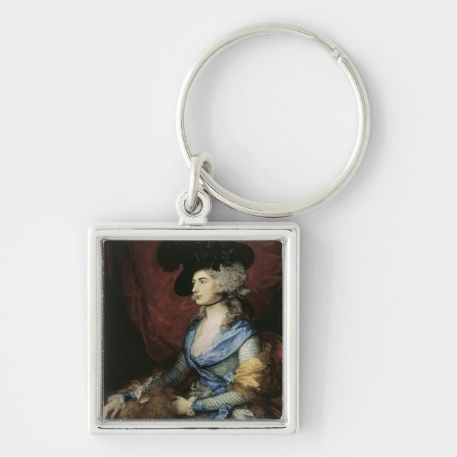 Thomas Gainsborough |Mrs Sarah Siddons, the actres Key Ring (Front)
