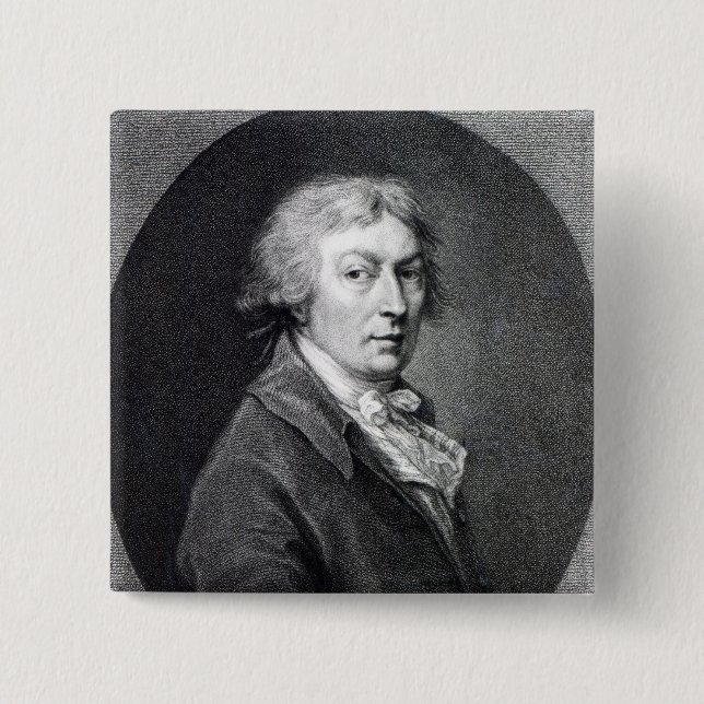 Thomas Gainsborough R.A 15 Cm Square Badge (Front)