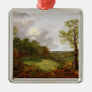 Thomas Gainsborough   Wooded Landscape with a Cott Metal Ornament