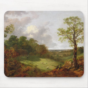 Thomas Gainsborough   Wooded Landscape with a Cott Mouse Pad