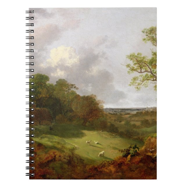 Thomas Gainsborough | Wooded Landscape with a Cott Notebook (Front)