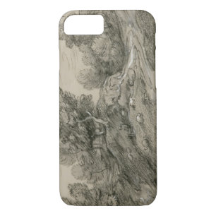 Thomas Gainsborough - Wooded Upland Landscape with iPhone 8/7 Case
