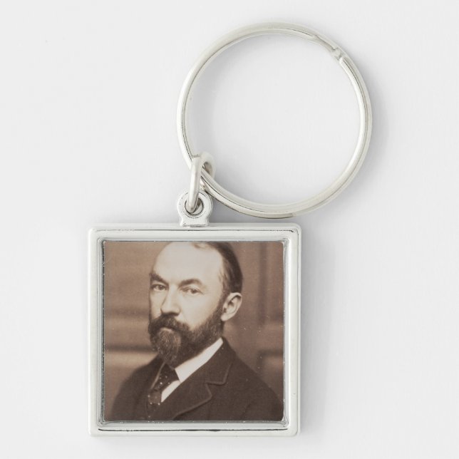 Thomas Hardy (1840-1928) (sepia photo) Key Ring (Front)