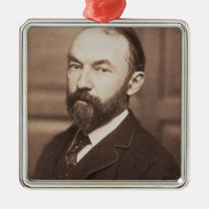 Thomas Hardy (1840-1928) (sepia photo) Metal Tree Decoration